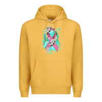 Mustard cancer ribbon Premium Hoodie - CowGirlArtShop
