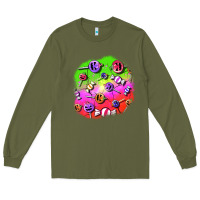 Army Green halloween candy  patches Long Sleeve Tee - BundleAndBundleShop