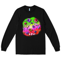 Black halloween candy  patches Long Sleeve Tee - BundleAndBundleShop
