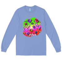 Colony Blue halloween candy  patches Long Sleeve Tee - BundleAndBundleShop