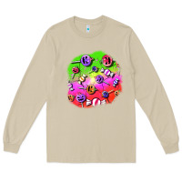 Mushroom halloween candy  patches Long Sleeve Tee - BundleAndBundleShop