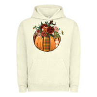 Pigment Pistachio floral pumpkin Urban Hoodie - BundleAndBundleShop