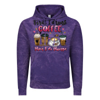 Cloud Purple first i drink coffee then i do things Vintage Hoodie - MaliasSmallBusiness