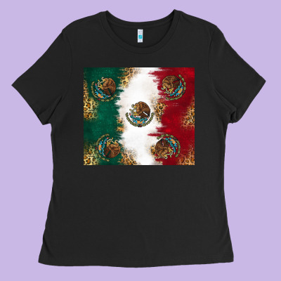 Mexican Flag Ladies Tee Designed By Ranaportraitstore