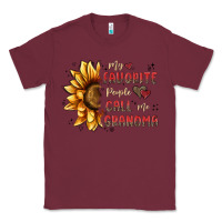 Burgundy my favorite people call me grandma Classic Tee - MaliasSmallBusiness