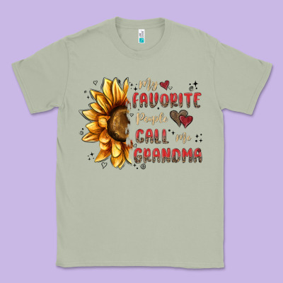 My Favorite People Call Me Grandma Classic Tee Designed By Maliassmallbusiness