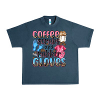 Midnight Navy coffee scrubs and rubber gloves Urban Heavy Tee - NancyCooperArtShop