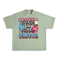 Oil Green coffee scrubs and rubber gloves Urban Heavy Tee - NancyCooperArtShop