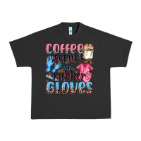 Pigment Black coffee scrubs and rubber gloves Urban Heavy Tee - NancyCooperArtShop