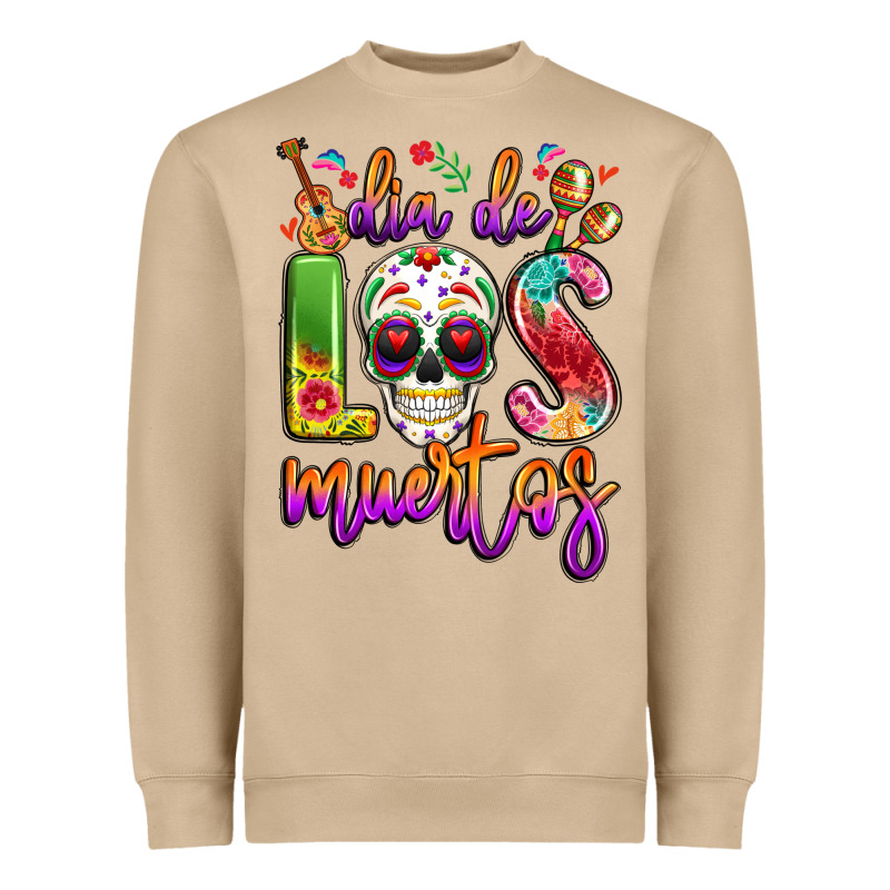 Dia De Los Muertos Heavyweight Sweatshirt by LillyAllenDesigns | Teevron