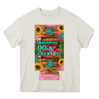 Cream raised 90's country guitar cactus sunflower's 12 oz can cooler  (slim) Heavy Core Tee - Artiststas