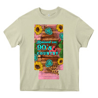 Mossy raised 90's country guitar cactus sunflower's 12 oz can cooler  (slim) Heavy Core Tee - Artiststas