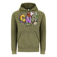 Vintage Olive cna mardi gras Vintage Hoodie - MaliasSmallBusiness