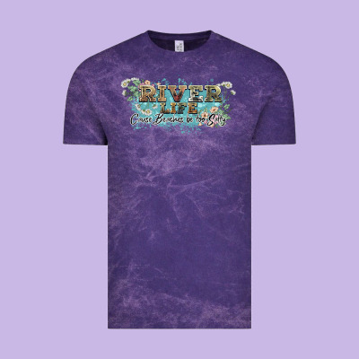 River Life Vintage Tee Designed By Nancycooperartshop