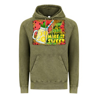 Vintage Olive life is short make it sweet Vintage Hoodie - Jasminsmagicworld