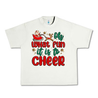 Pistachio oh what fun it is to cheer Urban Heavy Tee - MaliasSmallBusiness