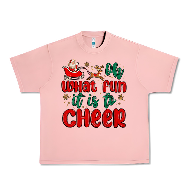Oh What Fun It Is To Cheer Urban Heavy Tee by MaliasSmallBusiness | Teevron
