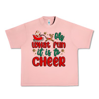 Salmon oh what fun it is to cheer Urban Heavy Tee - MaliasSmallBusiness