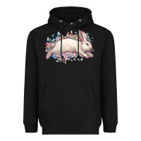 Black Easter Bunny leopard Easter Day Heavyweight Hoodie - HowdyJamesFarm