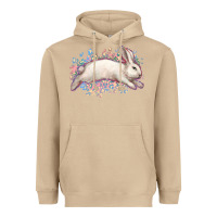 Mushroom Easter Bunny leopard Easter Day Heavyweight Hoodie - HowdyJamesFarm