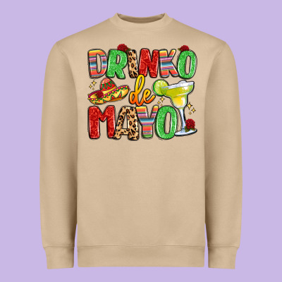 Drinko De Mayo Heavyweight Sweatshirt Designed By Lillyallendesigns