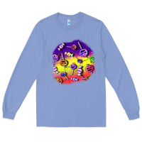 Colony Blue halloween candy  patches Long Sleeve Tee - BundleAndBundleShop
