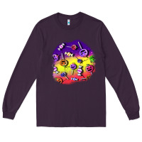 Plum halloween candy  patches Long Sleeve Tee - BundleAndBundleShop