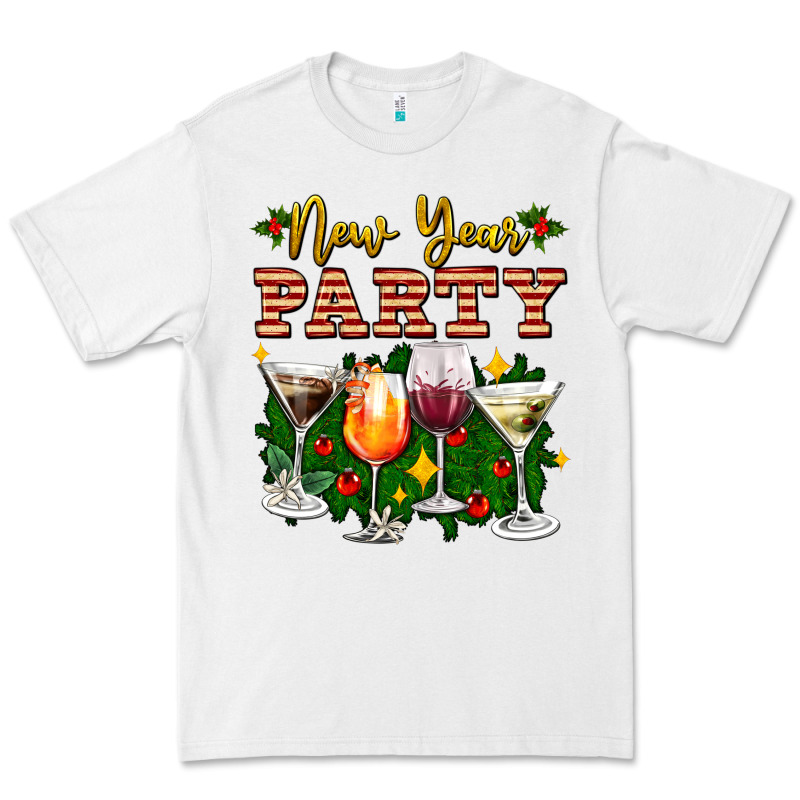New Year Party Christmas Coctail Premium Tee by AdoDesignShop | Teevron