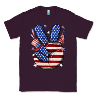 Plum peace 4th july Classic Tee - NancyCooperArtShop