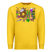 Lemon Mardi Gras love Nurse Premium Sweatshirt - HowdyJamesFarm