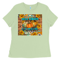 Matcha hello pumpkin season tumbler Ladies Tee - Artiststas