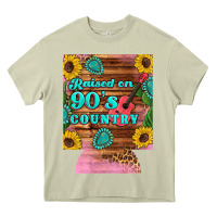 Mossy raised 90's country guitar cactus sunflower's 12 oz can cooler (regula Heavy Core Tee - Artiststas