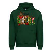 Forest Green True Story Holy Family Urban Hoodie - FaDigitalArtStudio