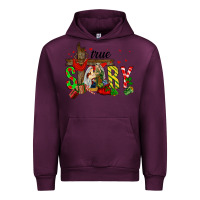 Mauve Wine True Story Holy Family Urban Hoodie - FaDigitalArtStudio