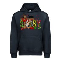 Navy True Story Holy Family Urban Hoodie - FaDigitalArtStudio