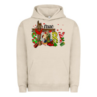 Pigment French Oak True Story Holy Family Urban Hoodie - FaDigitalArtStudio