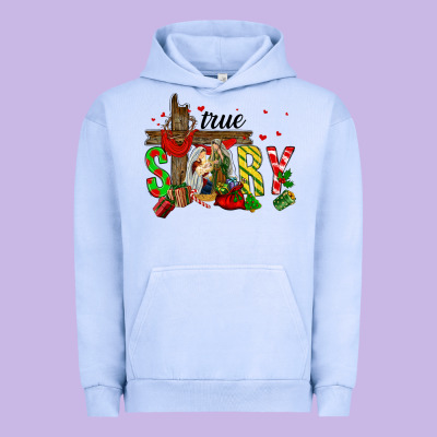True Story Holy Family Urban Hoodie Designed By Fadigitalartstudio