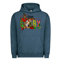 Pigment Midnight Navy True Story Holy Family Urban Hoodie - FaDigitalArtStudio