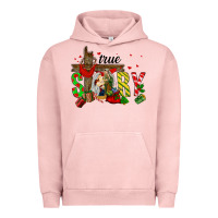 Pigment Salmon True Story Holy Family Urban Hoodie - FaDigitalArtStudio