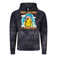 Cloud Black duck around and find out Vintage Hoodie - MaliasSmallBusiness