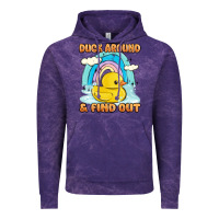 Cloud Purple duck around and find out Vintage Hoodie - MaliasSmallBusiness