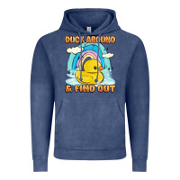 Vintage Denim duck around and find out Vintage Hoodie - MaliasSmallBusiness