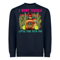 Navy i want tequila little time with you Heavyweight Sweatshirt - LillyAllenDesigns