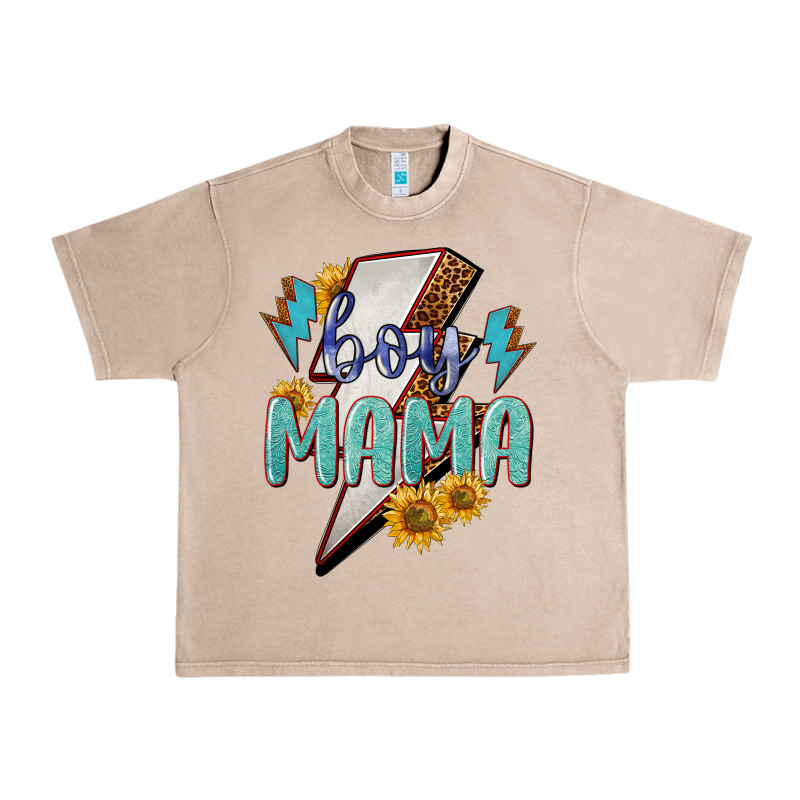 Boy Mama Lightning Bold Urban Heavy Tee by NancyCooperArtShop | Teevron