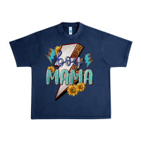 Navy boy mama lightning bold Urban Heavy Tee - NancyCooperArtShop