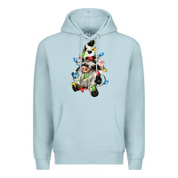 Blue Mist christmas cow gnome Premium Hoodie - CowGirlArtShop