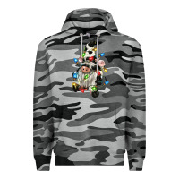 Slate Camo christmas cow gnome Premium Hoodie - CowGirlArtShop