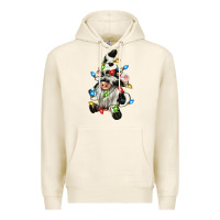 Tofu christmas cow gnome Premium Hoodie - CowGirlArtShop