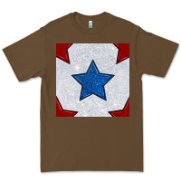 Cacao Glitter 4th Of July Seamless Pattern Premium Tee - BundleAndBundleShop