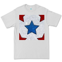 Dove Grey Glitter 4th Of July Seamless Pattern Premium Tee - BundleAndBundleShop